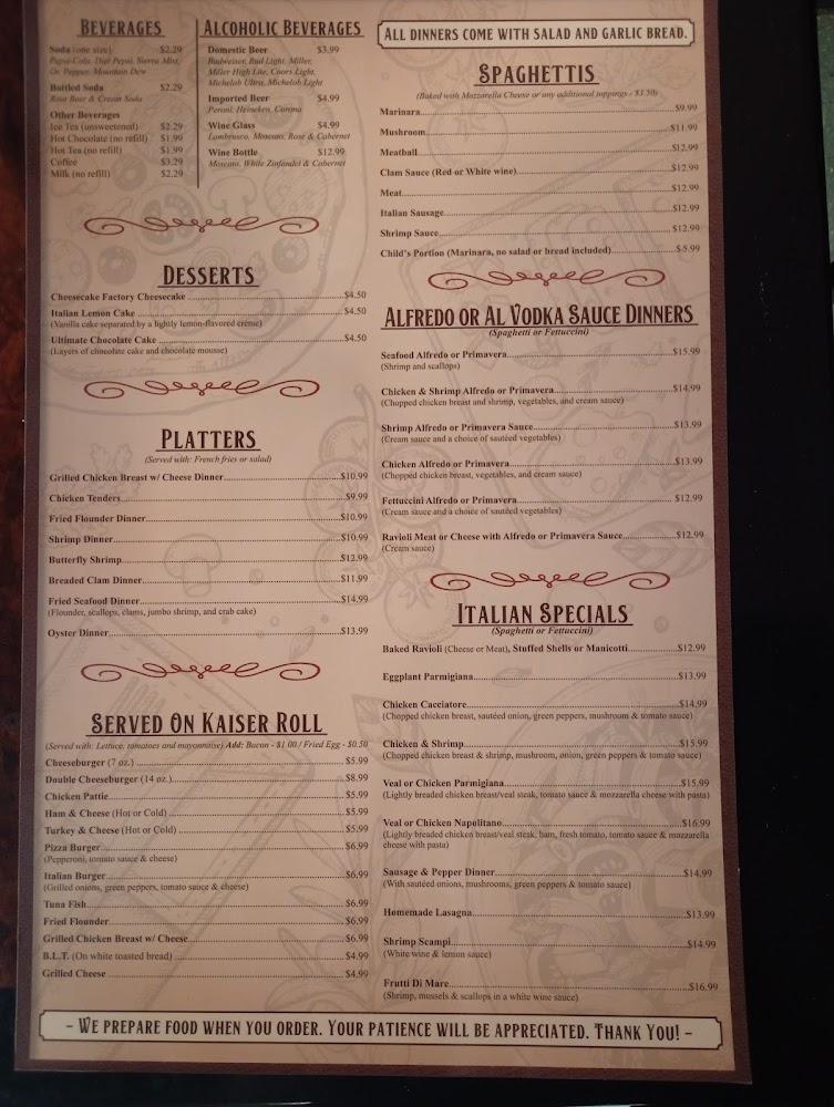 Roman Pizza Italian Restaurant Full House